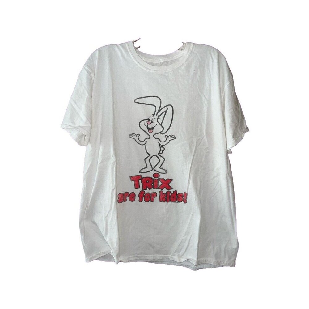 Trix Are For Kids Cereal Sleep T Shirt White Rabbit General Mills XL EUC